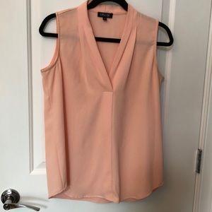 Episode small peach sleeveless blouse